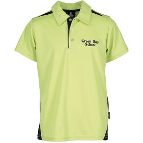 Schooltex Green Bay Intermediate Short Sleeve Sublimated Polo
