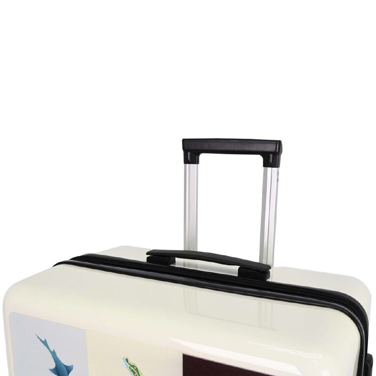 Glenn Jones 76cm Hard Side Check In Suitcase New Zealand Maps, , hi-res