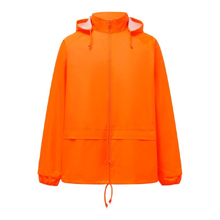 Rivet Water Resistant Jacket, Orange/Fluro, hi-res