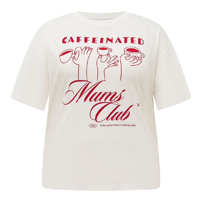 H&H Women's Short Sleeve Mothers Day Tee, White, hi-res