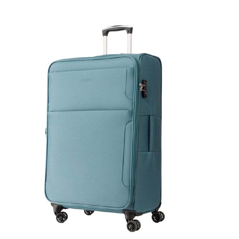 Wander Premium Soft Checked Suitcase 4 Wheel 77cm, , hi-res
