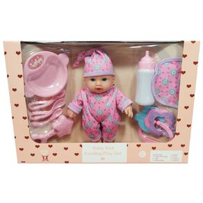 Baby Doll 20cm Feeding Play Set