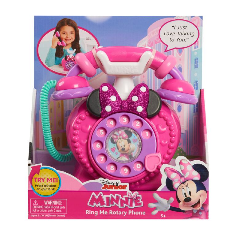 Minnie Mouse Ring Me Rotary Phone, , hi-res