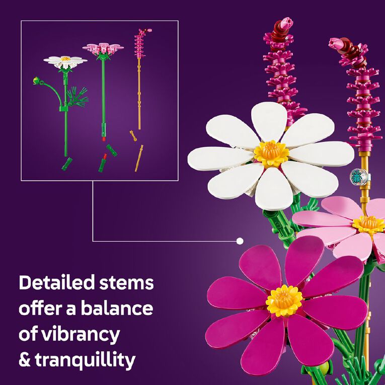 LEGO Botanicals Cosmos Flowers 11514, , hi-res