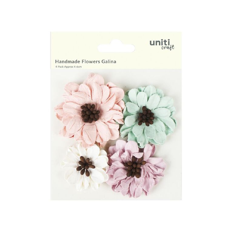 Uniti Handmade Flowers Galina Approx 4 Piece Multi-Coloured, , hi-res