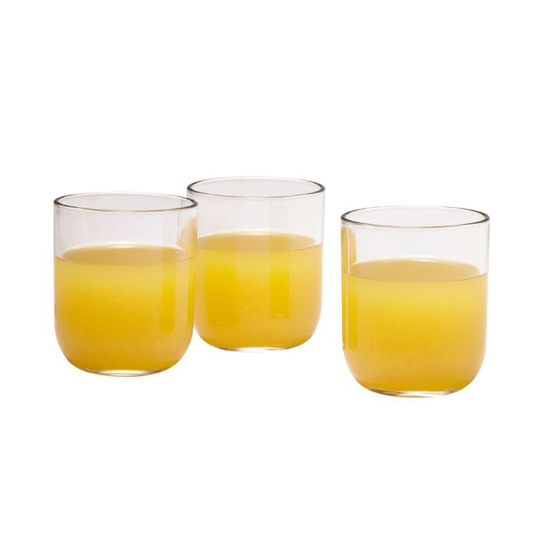 Living & Co Rounded Double Old Fashion Glass 6 Pack Clear 340ml, , hi-res