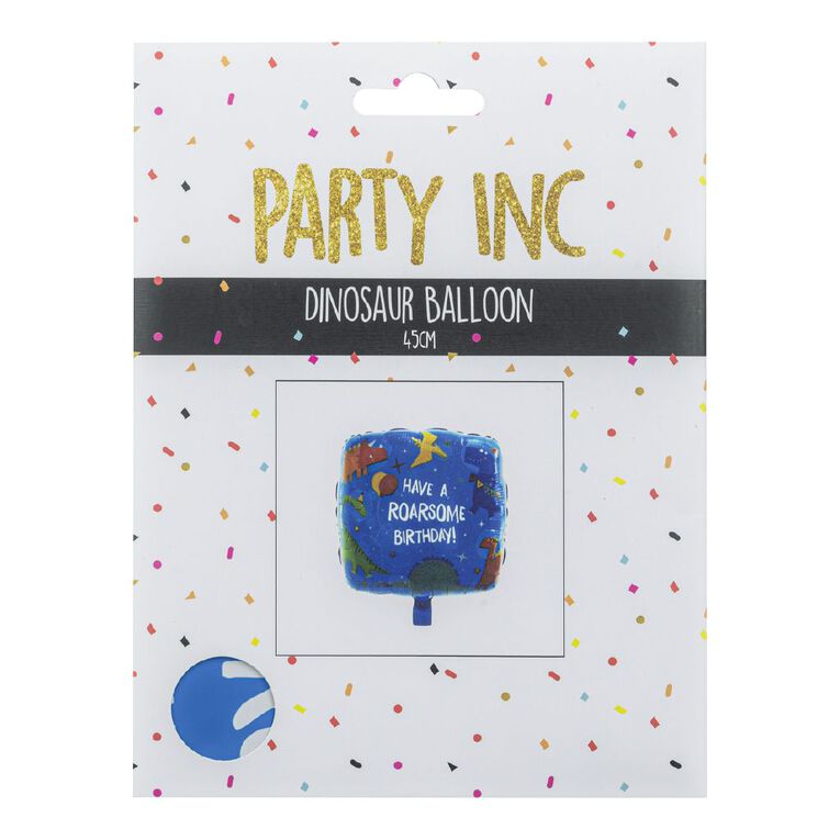 Party Inc Dinosaur Balloon 45cm, , hi-res