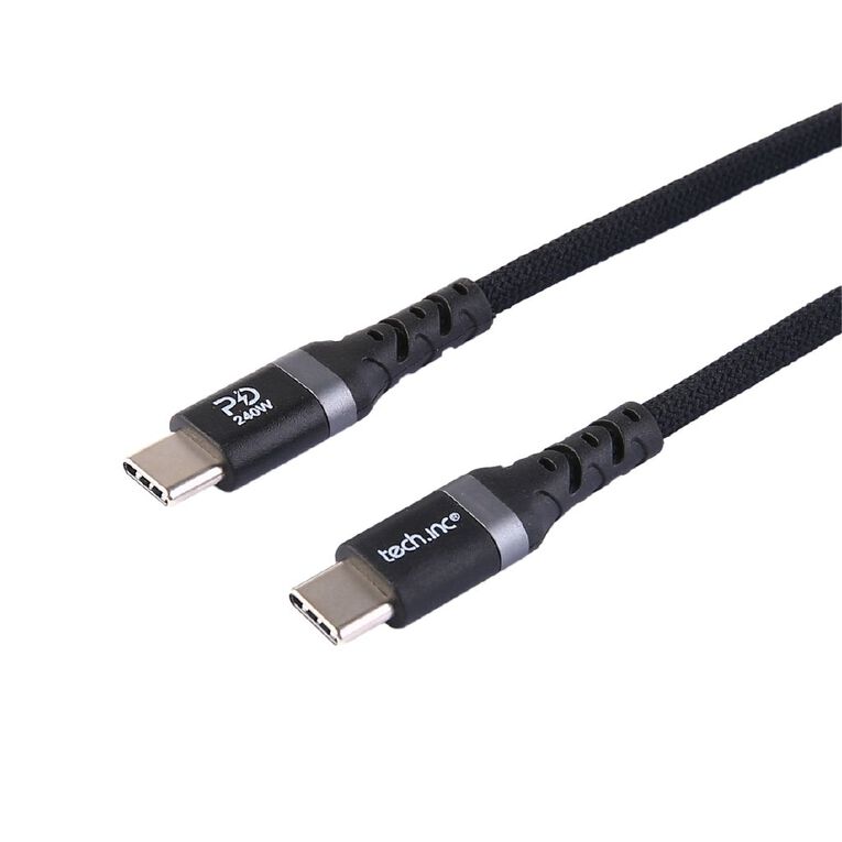 Tech.Inc 2.0 1M 240W USB-C To USB-C Cable TICCS1706, , hi-res