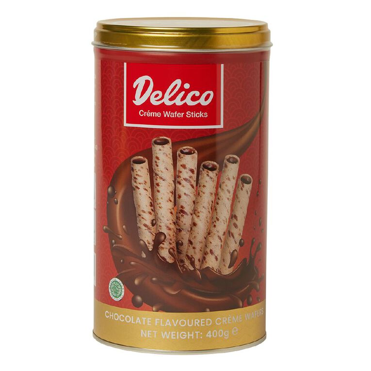 Delico Chocolate Creme Wafers 400g, , hi-res