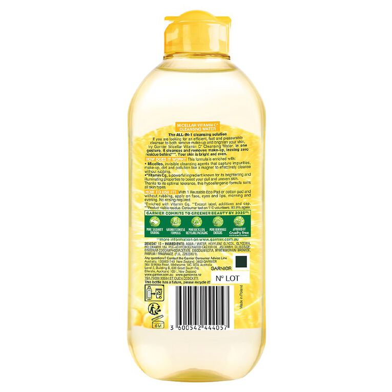 Garnier Vitamin C Micellar Water 400ml, , hi-res