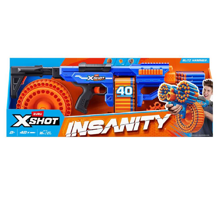 Zuru Insanity Series 1 Blitz Hammer 48 Darts, , hi-res