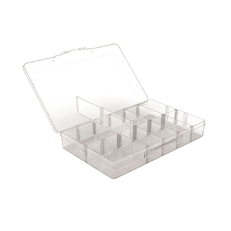 Living & Co Storage Box 12 Compartment Clear, , hi-res