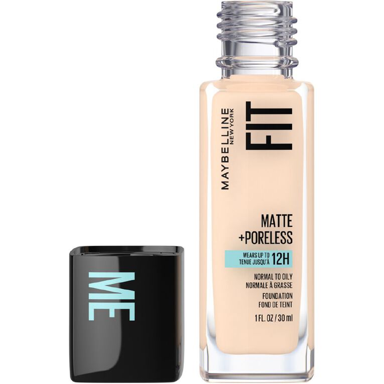 Maybelline Fit Me Matte + Poreless Foundation 105 Fair Ivory, , hi-res