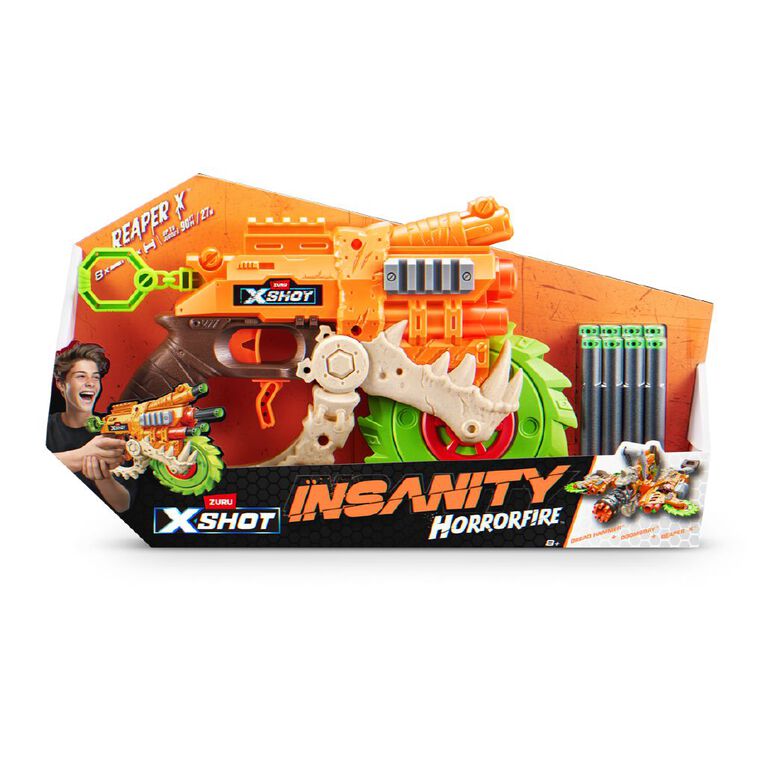 Zuru X-Shot Insanity Series 1 Horrorfire Reaper X, , hi-res