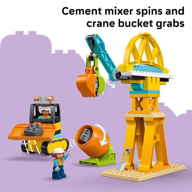 LEGO DUPLO 3 in 1 Construction Site and Vehicles 10476, , hi-res