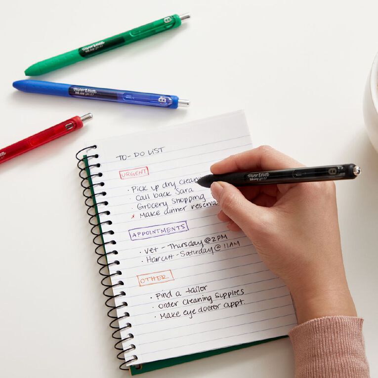 Paper Mate Inkjoy Gel 0.7mm Business 4 Pack, , hi-res