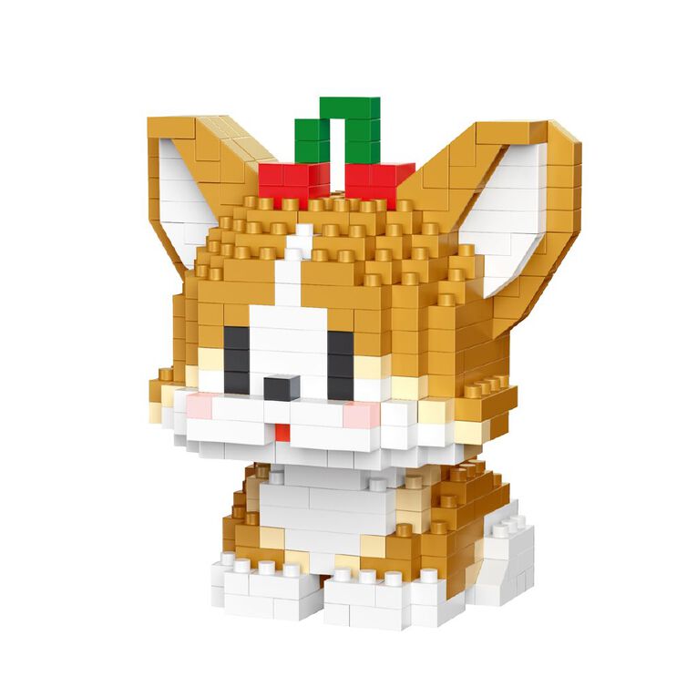 Play Studio Mini Blocks Dog Brown Mid, , hi-res