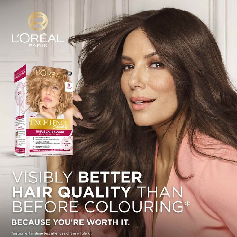 L'Oreal Paris Excellence Creme Hair Colour Blonde 8, , hi-res