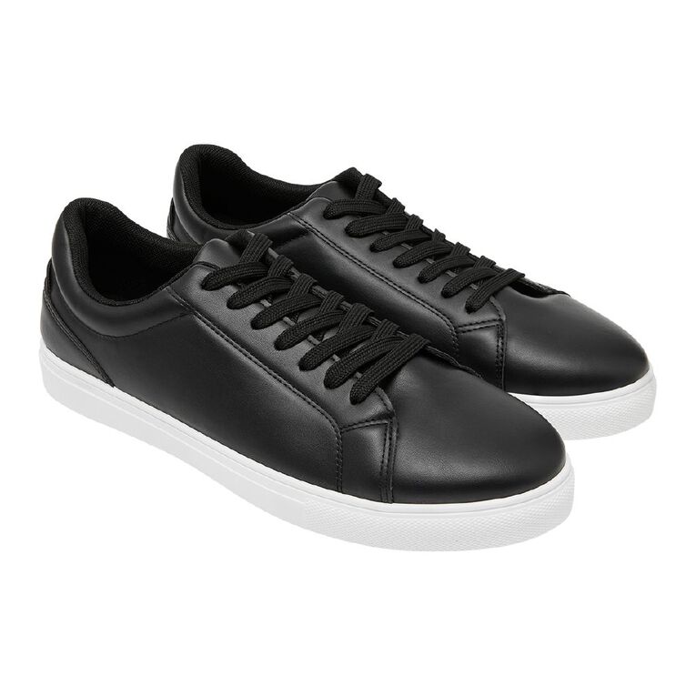 H&H Men's Court Shoes, Black, hi-res