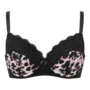 H&H Women's Bella Print & Lace Contour Bra