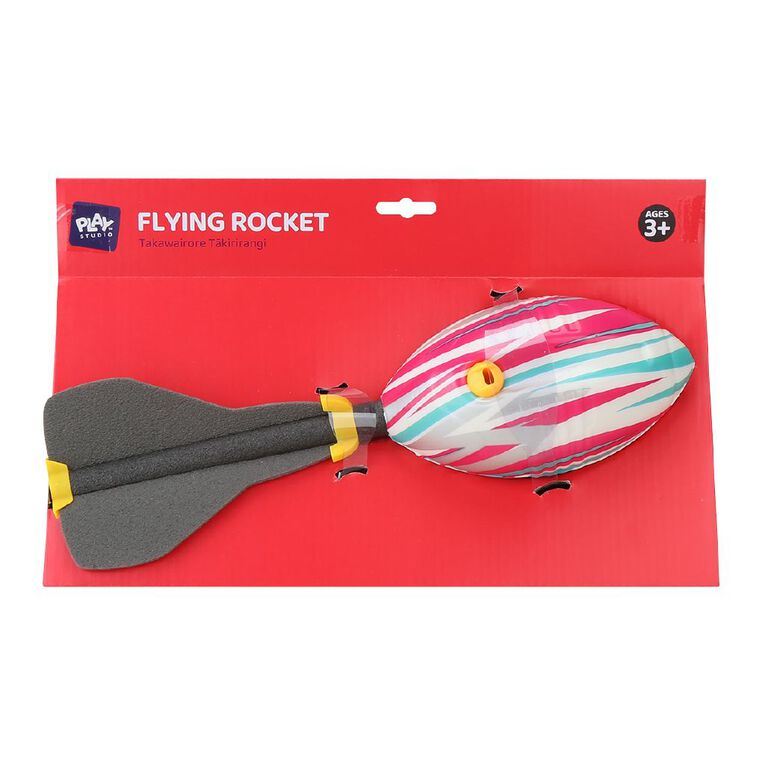 Play Studio Flying Rocket with Whistle 31cm Assorted., , hi-res
