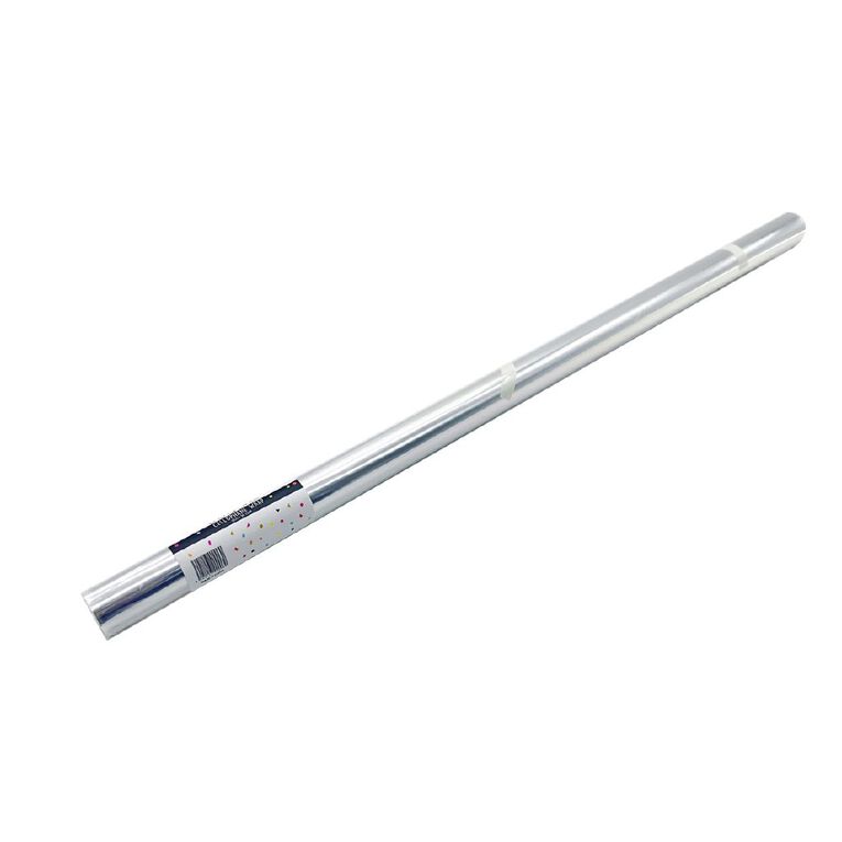 Party Inc Cellophane Roll Wrap 70cm x 5m Clear, , hi-res