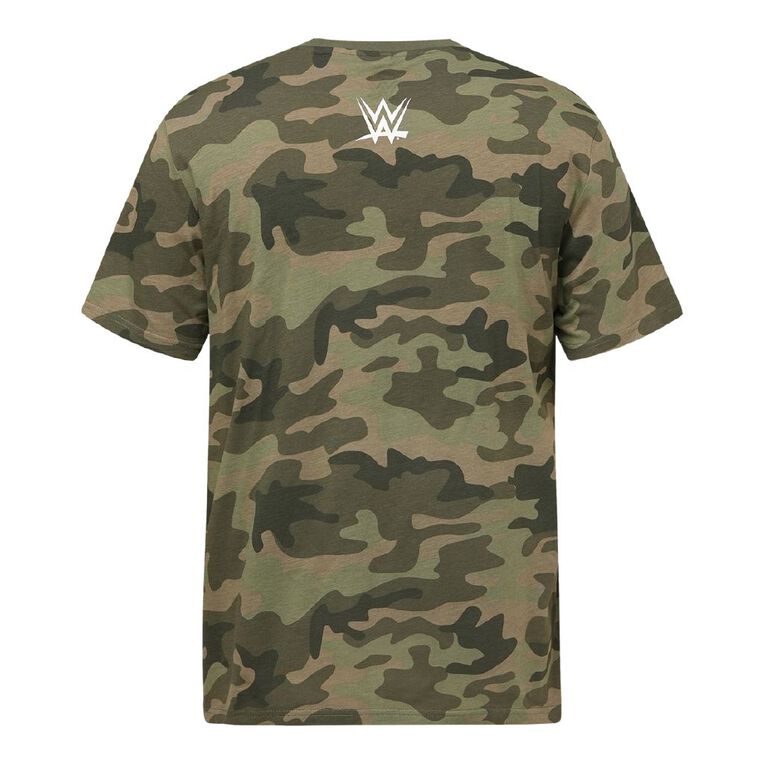 WWE Men's John Cena Tee, Green Dark, hi-res