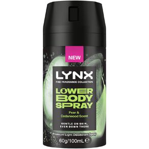 Lynx Lower Body Deo Pear Spray 8X6 100ml