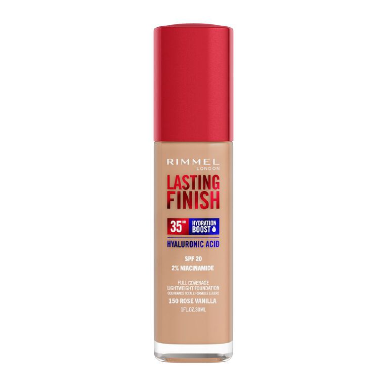 Rimmel Lasting Finish 35Hr Foundation 150 Rose Vanilla, , hi-res