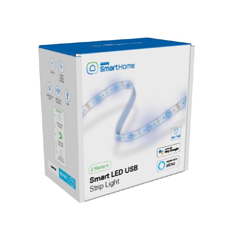 Laser Smart 2m Strip Light with USB Connector, , hi-res