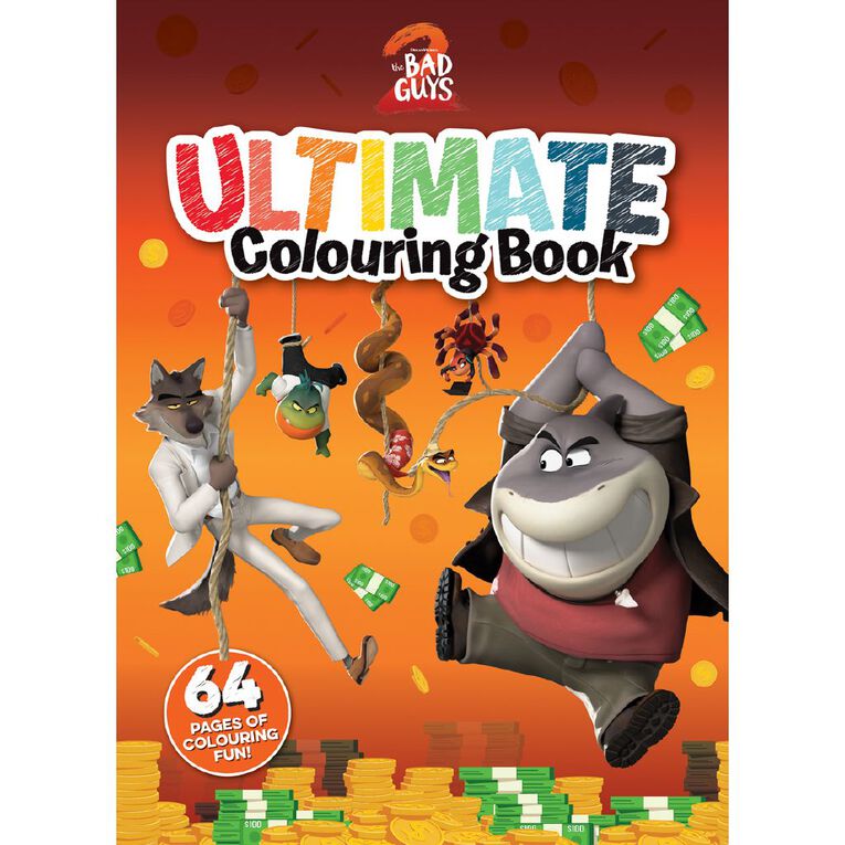DreamWorks: The Bad Guys #2 Ultimate Colouring Book, , hi-res