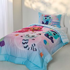 Gabby's Dollhouse Comforter Set 2 Piece King Single