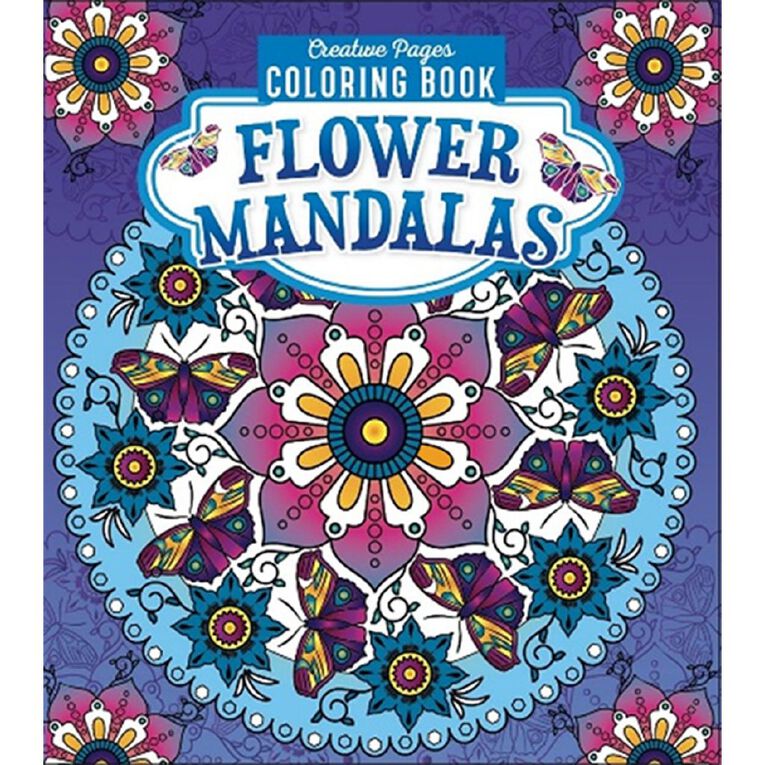 Creative Pages: Flower Mandalas by Pages Publications, , hi-res