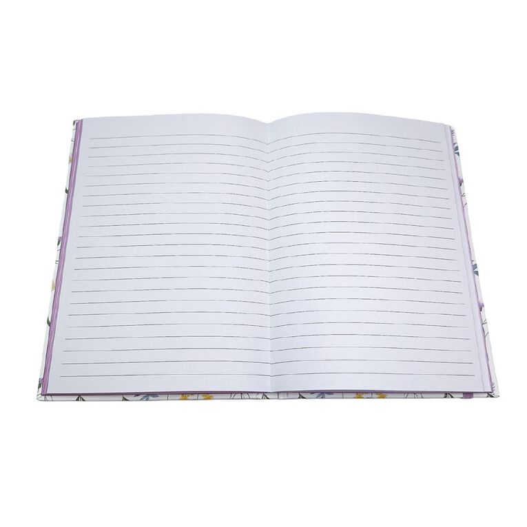 Uniti Stationery Country Calling Flowers A5 Pink Notebook, , hi-res