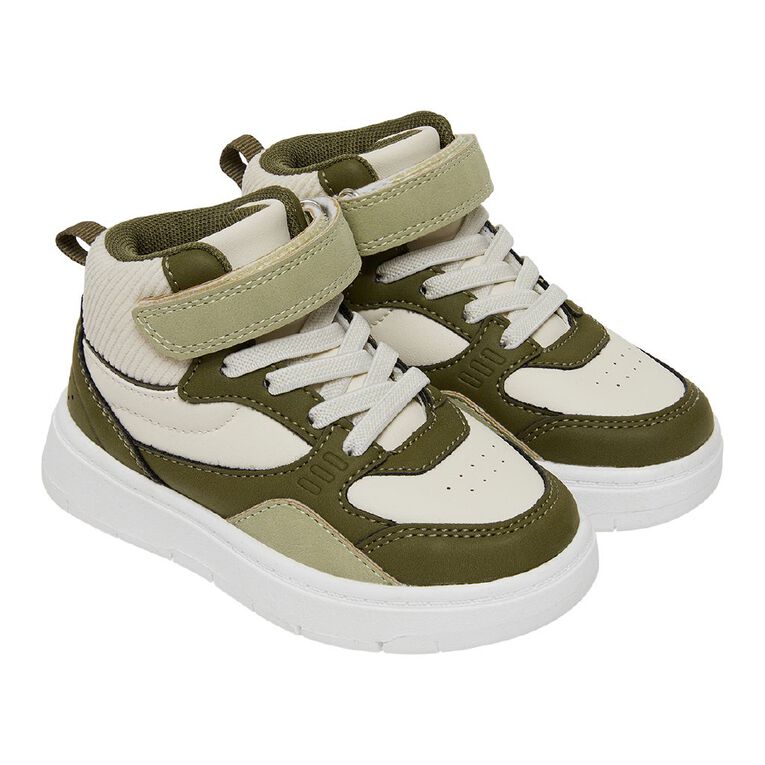 Young Original Junior Kids' Miami Sneaker Boots, Khaki, hi-res