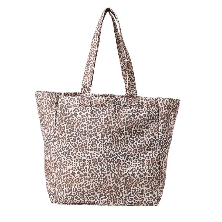 H&H Large Tote Bag, Brown Light, hi-res
