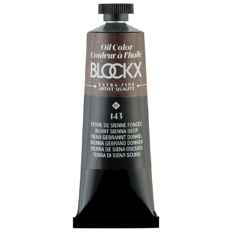 BLOCKX Oil Tube 35ml S1 143 Burnt Sienna Deep, , hi-res