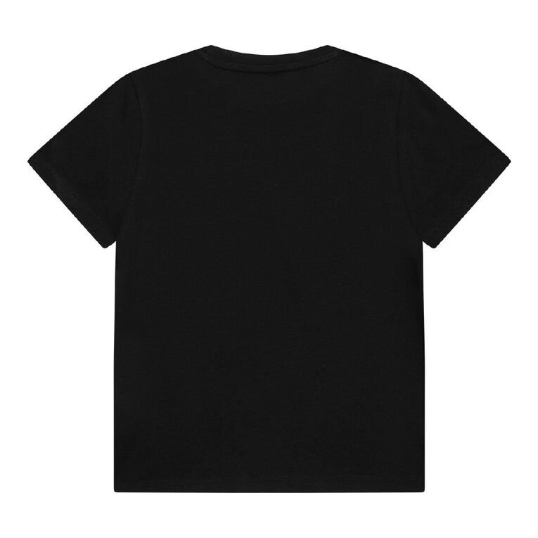 Young Original Short Sleeve Plain Tee, Black, hi-res
