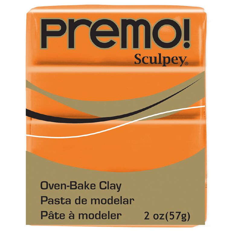Sculpey Premo Accent Clay 57g Orange Mid, , hi-res