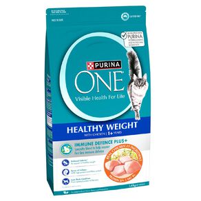 PURINA ONE ONE Adult Healthy Weight Chicken Dry Cat Food 1.4kg