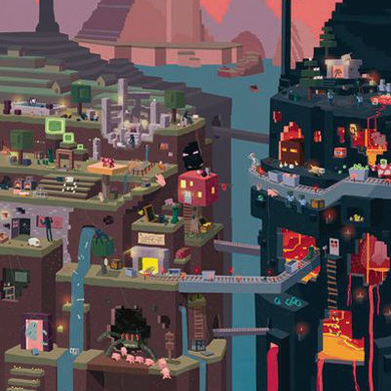 Minecraft World Poster, , hi-res