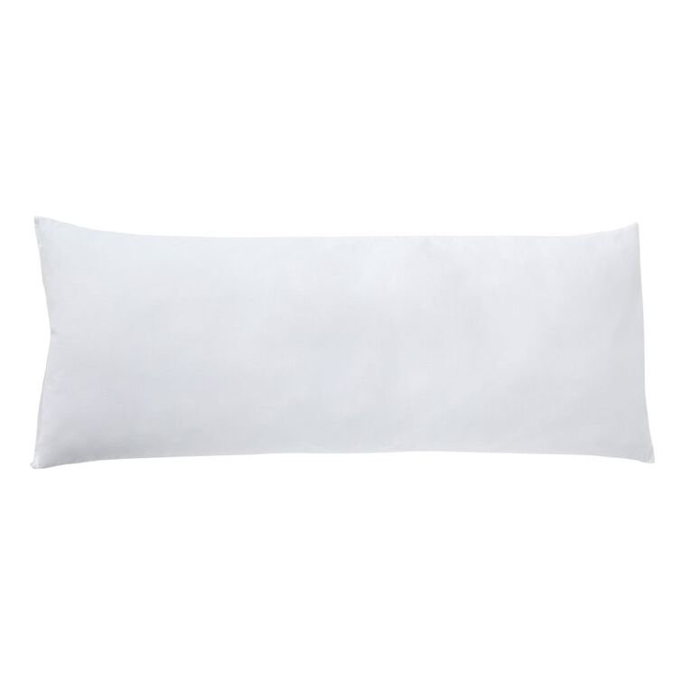 Living & Co Body Pillow White 50cm, , hi-res