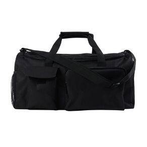 Living & Co 2 Pocket Duffle Bag Black 45L