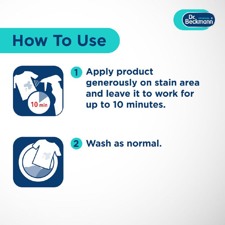 Dr Beckmann Deo and Sweat Stain Remover 500ml, , hi-res