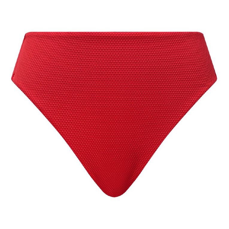 H&H Women's Cheeky High Rise Bottom, Red Mid, hi-res