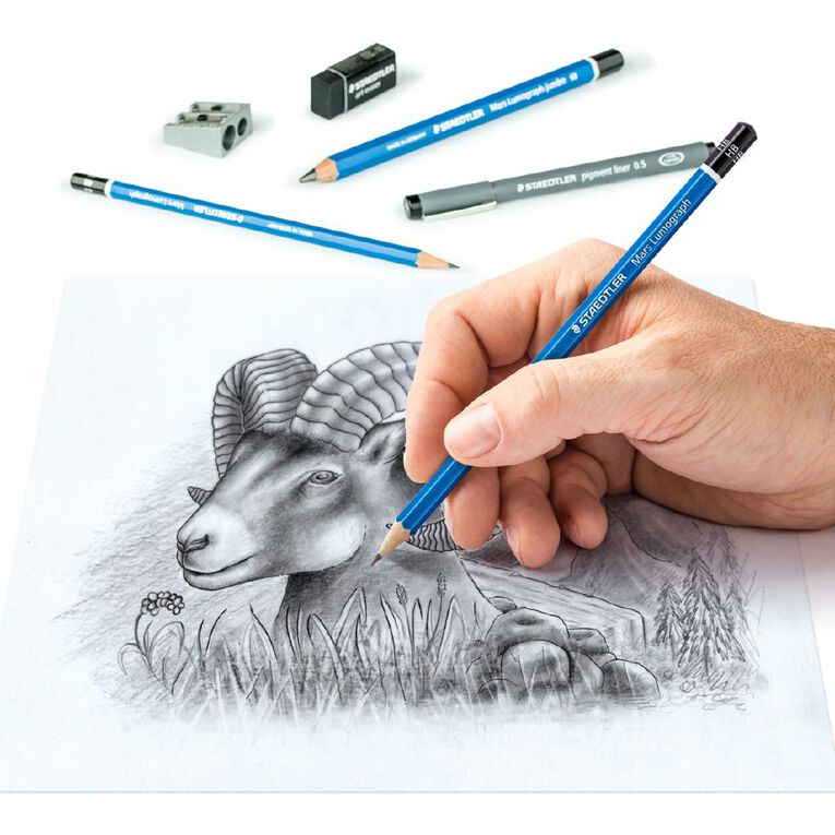 Staedtler Design Journey Mixed Sketching Set 12 Pack, , hi-res