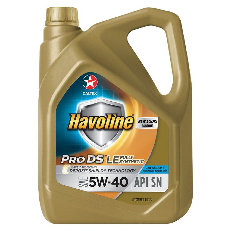 Caltex Havoline Engine Oil Fully Synthetic 5W40 4L 4L The Warehouse