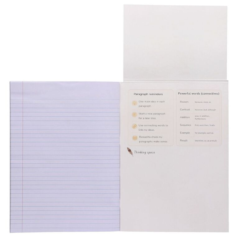 WS Literacy 3 Toru 9mm Ruled 32 Leaf Yellow, , hi-res