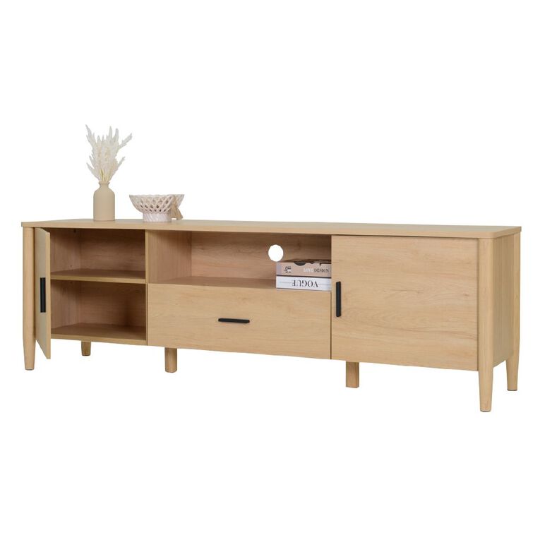 Living & Co Emerson TV Unit Natural, , hi-res