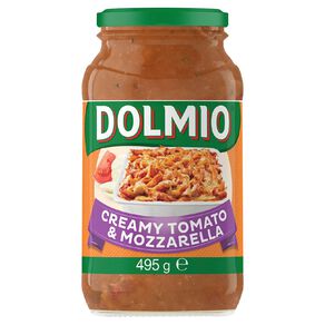 Dolmio Pasta Bake Creamy Tomato & Mozzarella Pasta Sauce Jar 490g